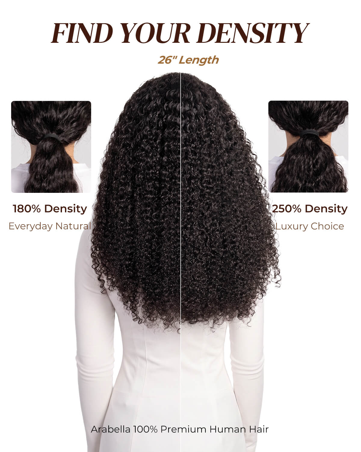 Arabella Zerowear™ 13x6 Invisible HD Lace Glueless Wig Jerry Curly Wit
