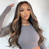 Arabella 【30" Super Sale】 Minimalist Color Series 13x4 Lace Front Pre-Bleached Knots Blonde and Brown Highlight Colored Body Wave/Straight Human Hair Wig Body Wave 