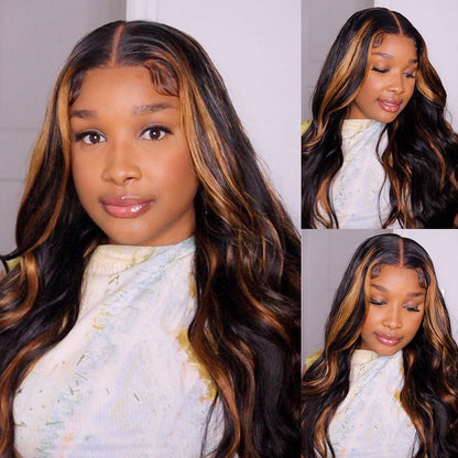 13x4 Pre-Cut Glueless Lace Front Highlight 