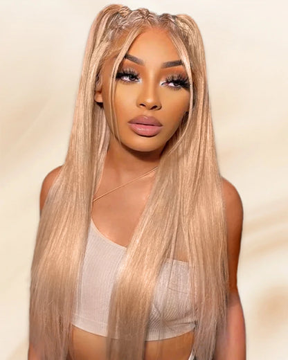 {10A 3Pcs} Milk Tea Brown Virgin Human Hair Weft 3pcs/pack Human Virgin Hair Extensions