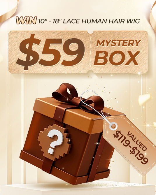 【Subscriber Gift】Arabella Free Mystery Box (Value $119-$199) – 1 Random 10-18" Human Hair Wig – Free with Orders Over $599