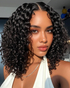 $199 = 3 WIGS | 6x6 Lace Natural Black Wig | 14inch Jerry Curly Plus 12inch Jerry Curly Plus 12inch Straight