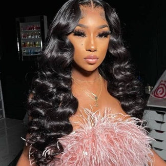 【$299 = 2 WIGS】28” Arabella 4x4 Lace Closure Loose Deep Wave Wig Reali