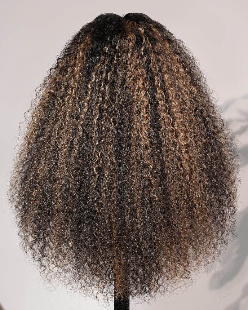 Arabella Balayage Jerry Curly Wig Back