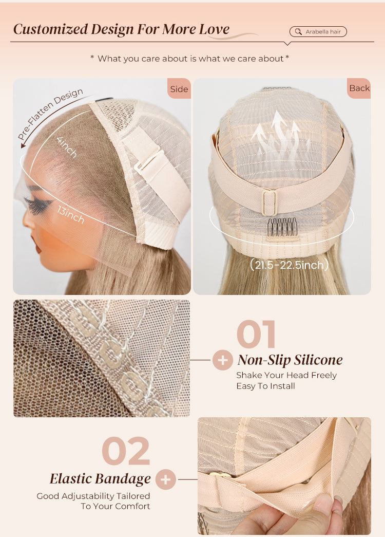 Wig Cap with Non-slip Silicone And Elastic Bandage Features 