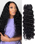 Woman with Water Wave 15A Human Hair Bundle