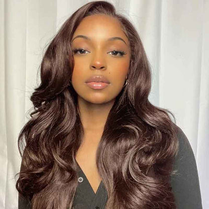 {SALE}:Glueless 6x5 Pre-Cut Lace Closure Dark Brown 