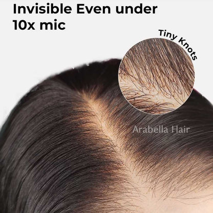 Loose Wave Natural Black 360 Lace Frontal Human Hair Wig Free Part