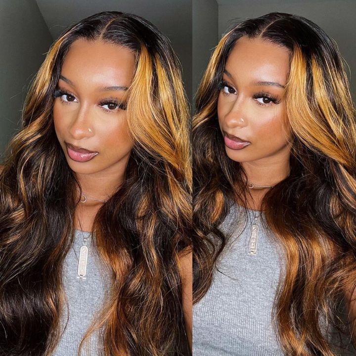 360 Full Lace Frontal Body Wave Highlight 