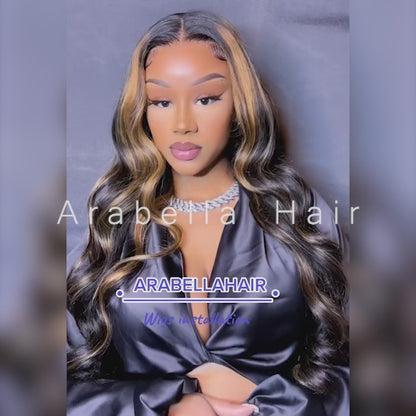 13x4 Pre-Cut Glueless Lace Front Highlight 