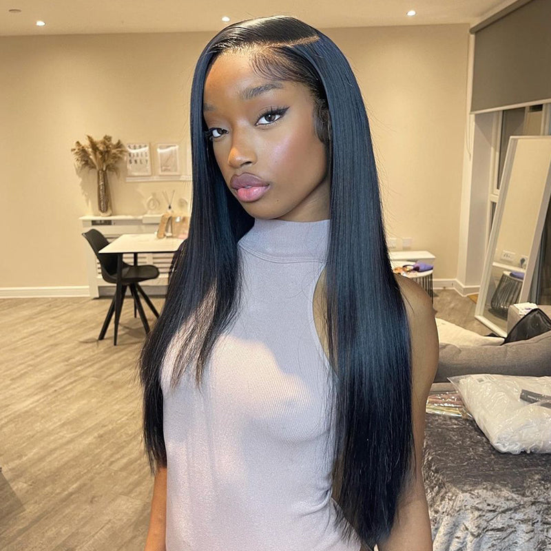 Long Length Wig (32-40 Inch) Transparent Lace 13x4 Lace Frontal Wig - Straight/Body Wave 180% Density