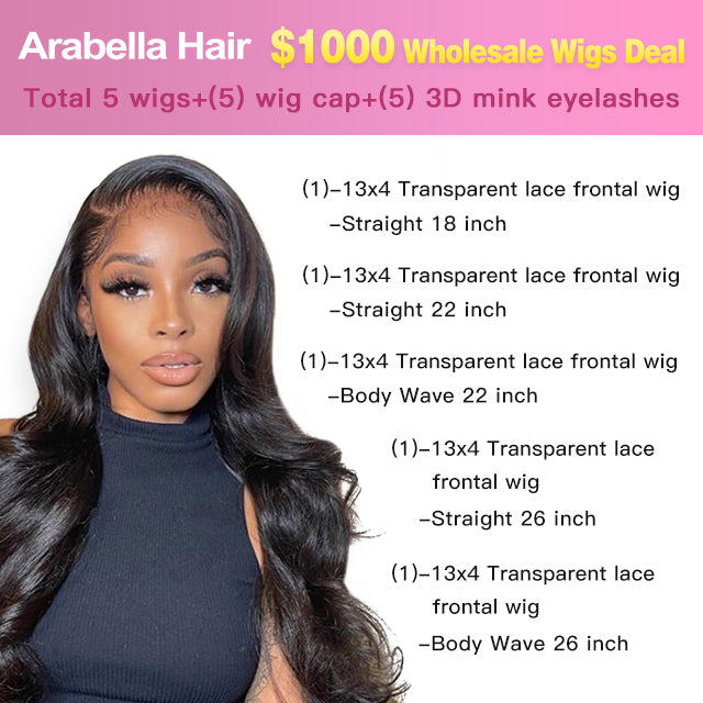 Arabella Wholesale Lace Frontal Wigs Deal - arabellahair.com