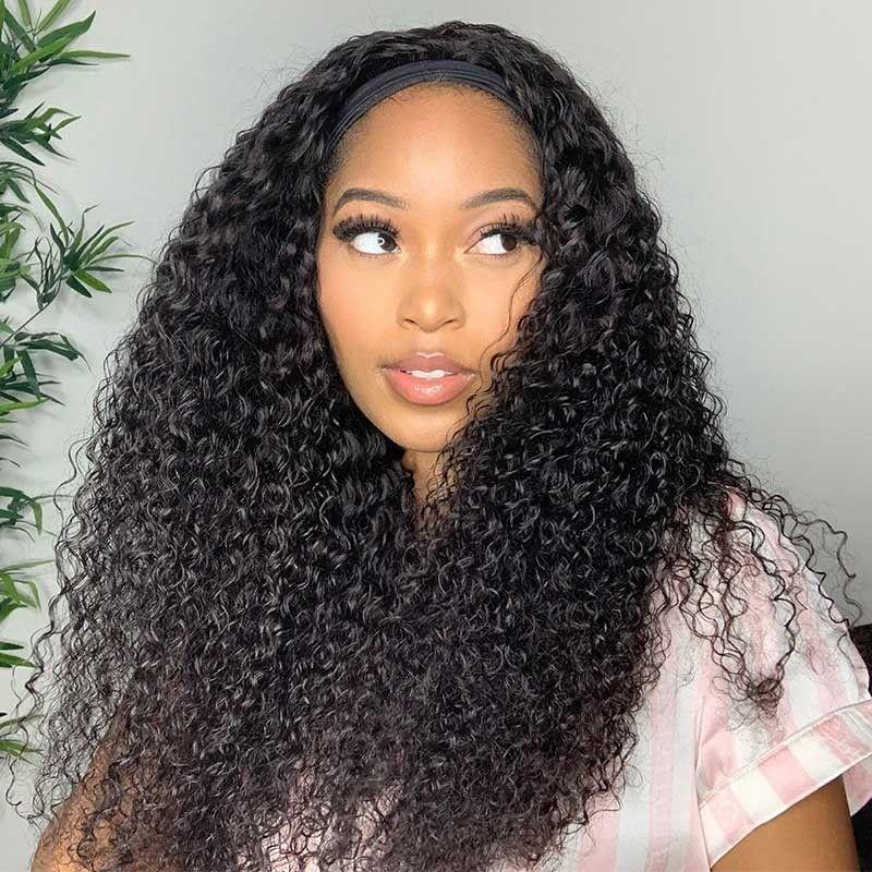 Jerry Curly Wave 4*4 lace Wig 180% Density Wavy Human Hair Wig - arabellahair.com
