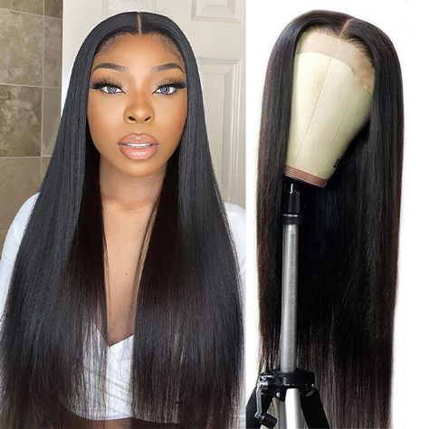 BOGO SALE: $199=4x4 Lace Body Wave+Straight Natural Color 18&quot;