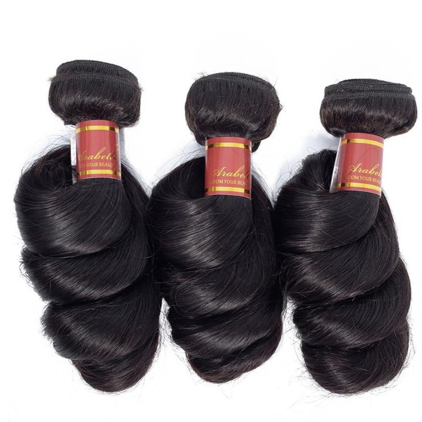 Loose Wave Virgin Human Hair 3 bundles Human Hair - arabellahair.com