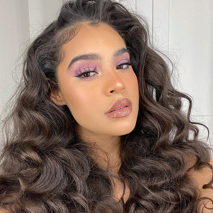 Human hair wig Loose Deep Wave Glueless 4x4 Lace Closure Wig Sale Online 180% Density Upgrade Wavy Wig - arabellahair.com