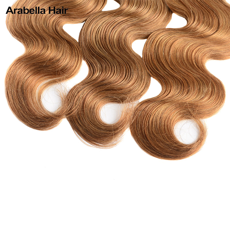 {12A 3Pcs} Ombre T1b/27 Virgin Body Wave 3 Bundles/pack Human Hair