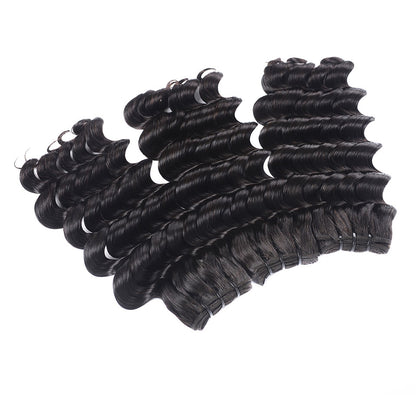 15A Mink Hair Double Drawn Raw Virgin Human Hair Weaves Deep Wave 3 Bundles with  Frontal Closure - arabellahair.com