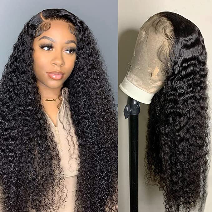 24&quot; Deep Wave 13*4 Transparent HD Lace Frontal Wigs DeepWave Hair Pre-Plucked  Wet and Wavy Wigs - arabellahair.com