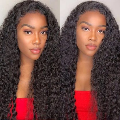 BOGO SALE: $199=18&quot;Straight 4x4 Lace Natural Color+18&quot;Water Wave 4x4 Lace Natural Color