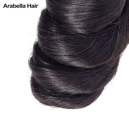 Human hair wig {12A 3Pcs} Loose Wave 3 Bundles 12A Unprocessed Virgin Hair Weave - arabellahair.com