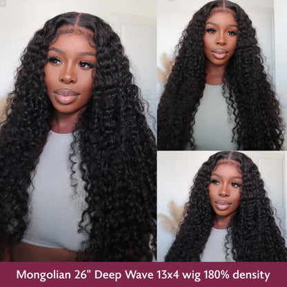4C Hairline Curly Wigs 13x4 Lace Frontal With Realistic Hairline Human Hair Wig Natural 4C Edges Glueless