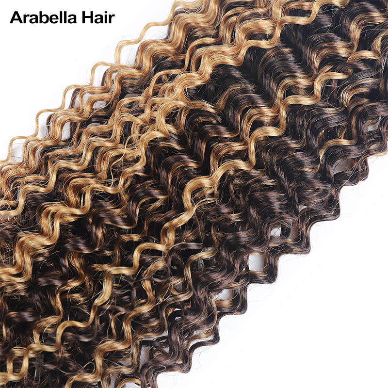 {12A 3Pcs} Highlight Piano P4/27 Colored Jerry Curly 3 Bundles/Pack