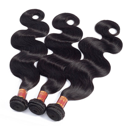 Body Wave Virgin Human Hair Weave 3 Bundles/pack 10A Grade Natural Black - arabellahair.com
