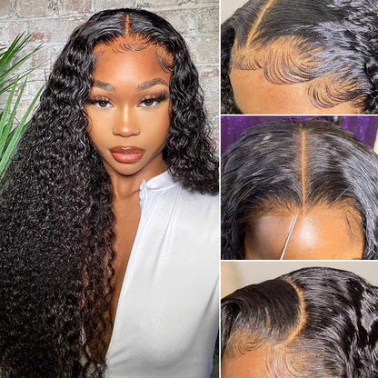 Jerry Curly Pre-Cut 5x5 Lace Closure Real Glueless Wig Pre-Plucked/Pre –  Arabella Hair