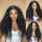 Human hair wig 18" Deep Wave 4x4 Lace Closure Wigs 180% Density Glueless Middle Part Human Hair Wigs - arabellahair.com
