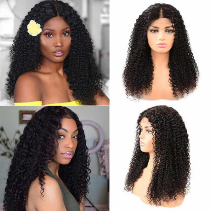 Kinky Curly 4*4 lace Wig 180% Density Glueless Wig Arabella Human Hair Wigs - arabellahair.com
