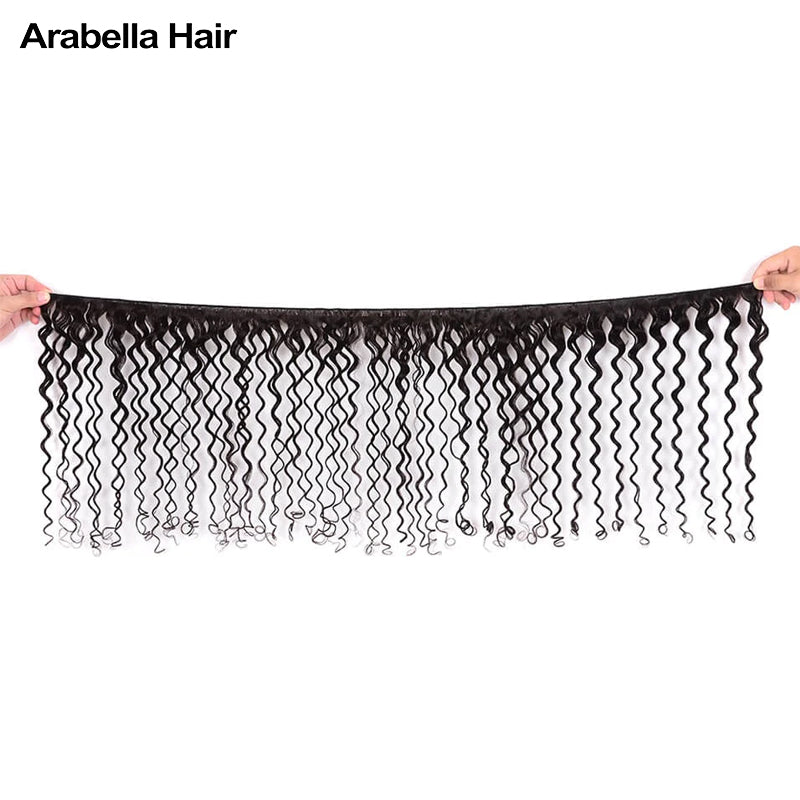 Human hair wig {15A 3Pcs+Frontal} Water Wave Double Drawn Raw Virgin Human Hair Weaves 3 Bundles With  Frontal Closure - arabellahair.com